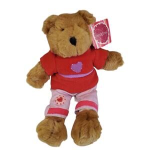 Vintage Valentines Day Bear 1999 10" Bear with Hearts